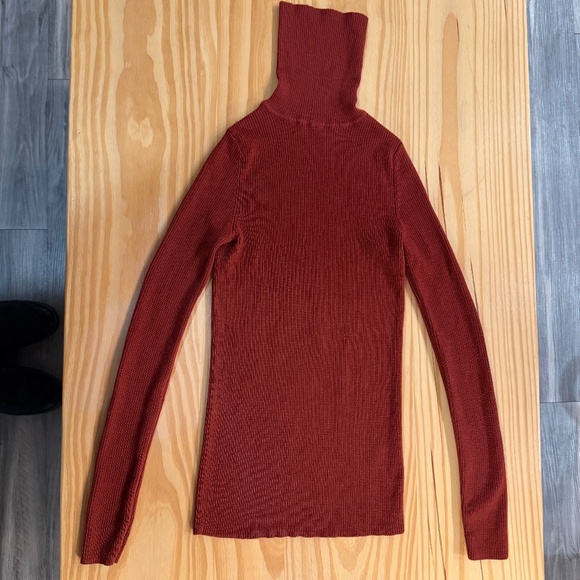 Uniqlo Merino Ribbed Sweater Turtleneck sz S - Picture 1 of 6